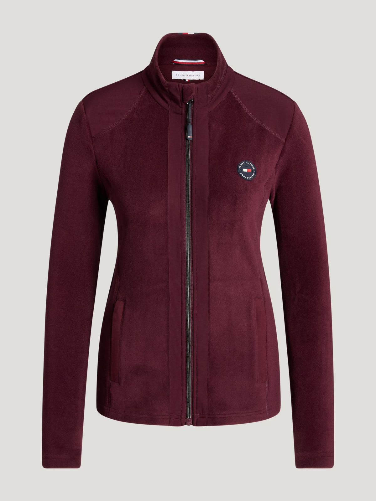 Tommy Hilfiger A/W 26 Bluza polarowa Elmonte Deep Burgundy
