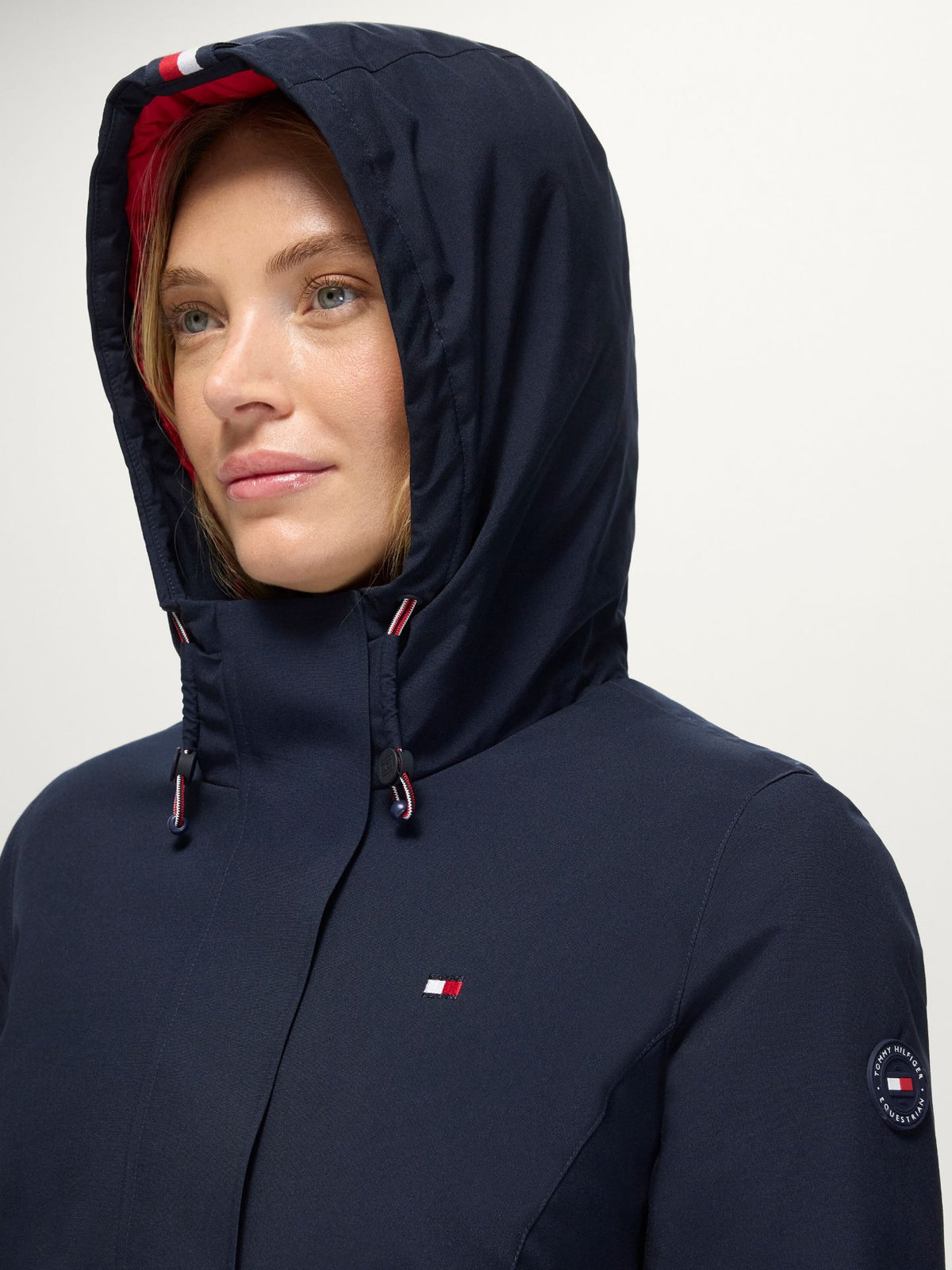 Tommy Hilfiger A/W 26 Płaszcz jeździecki Loma Desert Sky