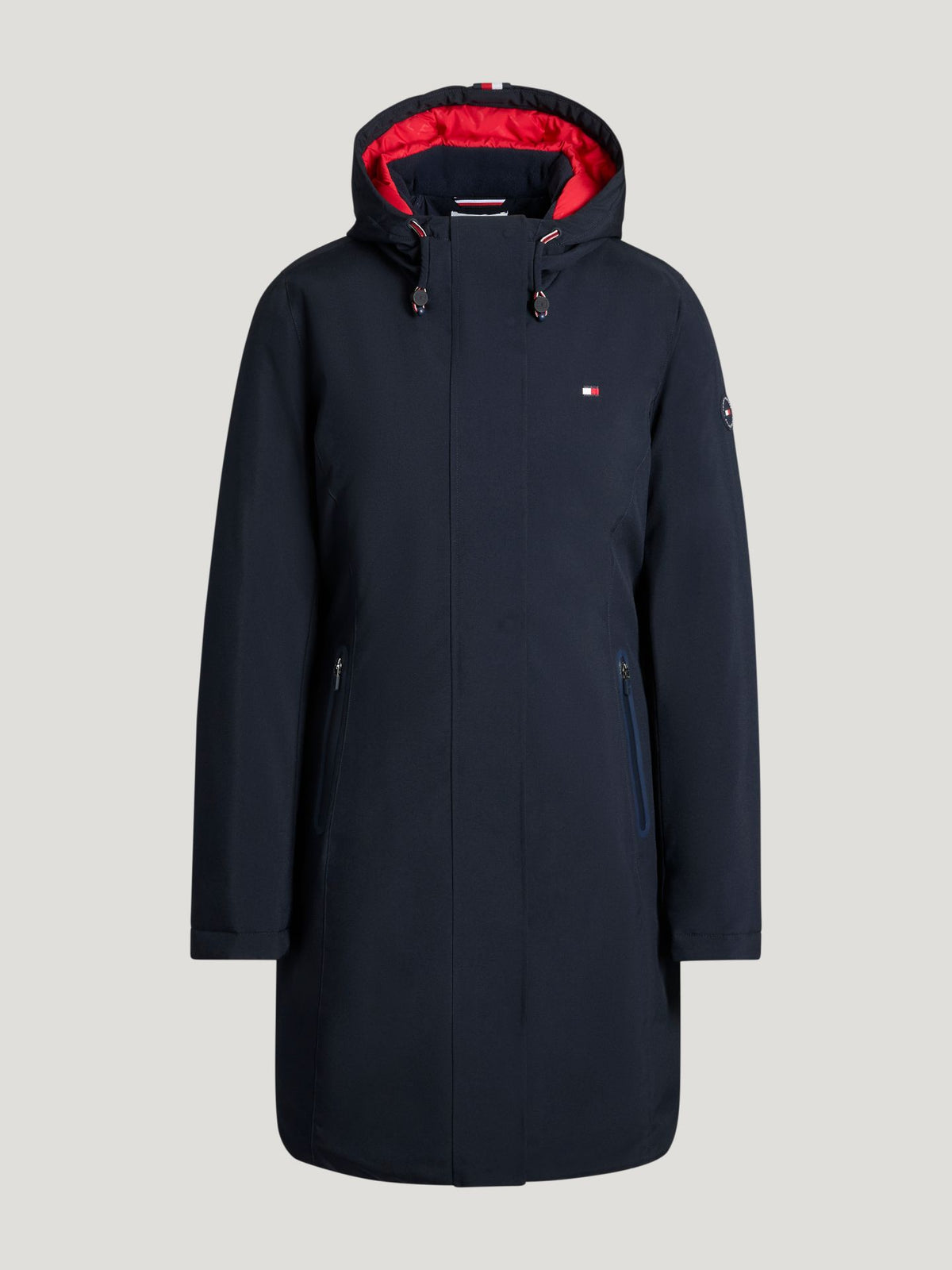 Tommy Hilfiger A/W 26 Płaszcz jeździecki Loma Desert Sky