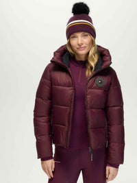 Tommy Hilfiger A/W 26 Kurtka pikowana Glendale Deep Burgundy