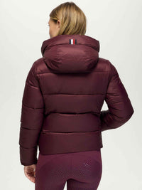 Tommy Hilfiger A/W 26 Kurtka pikowana Glendale Deep Burgundy