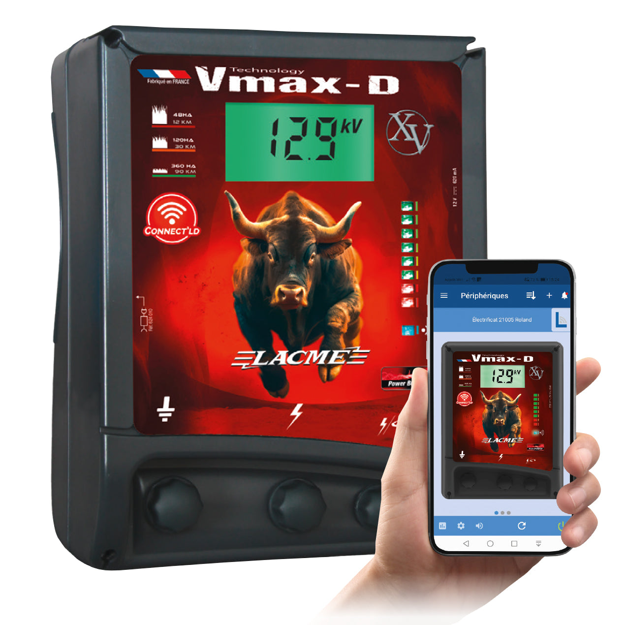 Elektryzator uniwersalny 230/12V Lacme VMAX-D CONNECT’LD