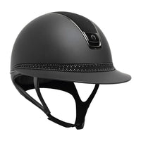 SAMSHIELD Kask jeździecki Miss Shield 2.0 Shadowmatt Tiara Crystal Band Black