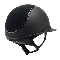 SAMSHIELD Kask jeździecki Miss Shield 2.0 Shadowmatt Tiara Crystal Band Black