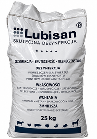 Lubisan preparat do dezynfekcji pomieszczeń hodowlanych