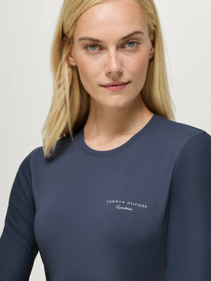 Koszulka Tommy Hilfiger Adel Sunguard Faded Indigo