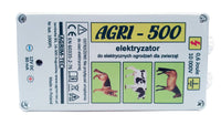 Pastuch elektryczny polski elektryzator uniwersalny Agri-500 12V/230V - Cavalo