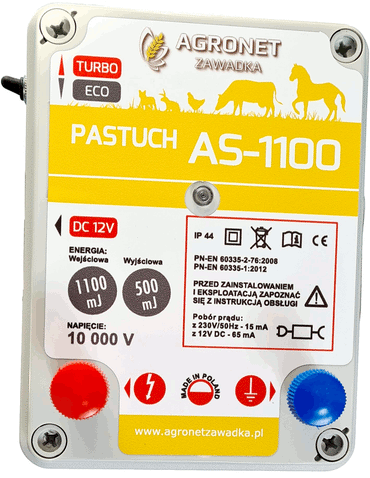 Elektryzator sieciowo-akumulatorowy AGRONET AS-1100 - Cavalo