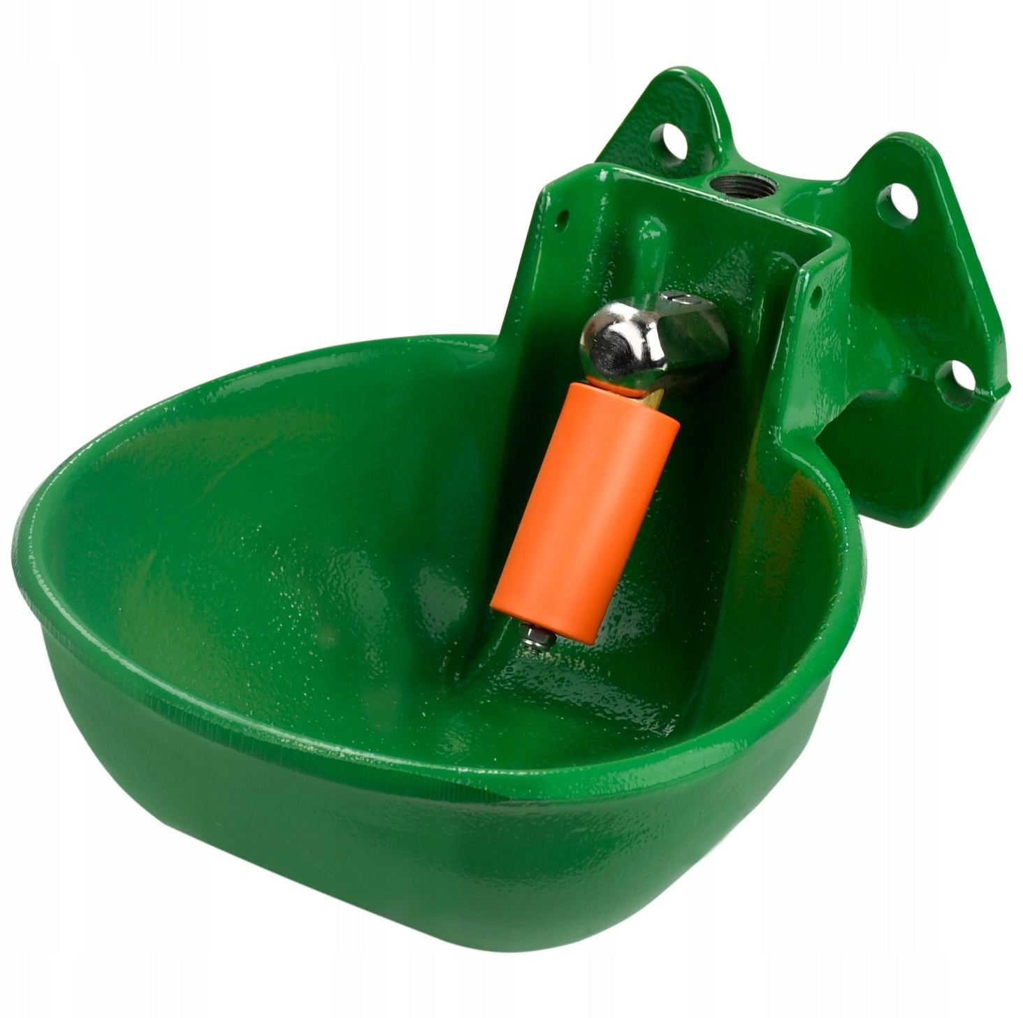 Poidło dla bydła i koni PM-5R, z zaworem rurowym pomarańczowym - Cavalo