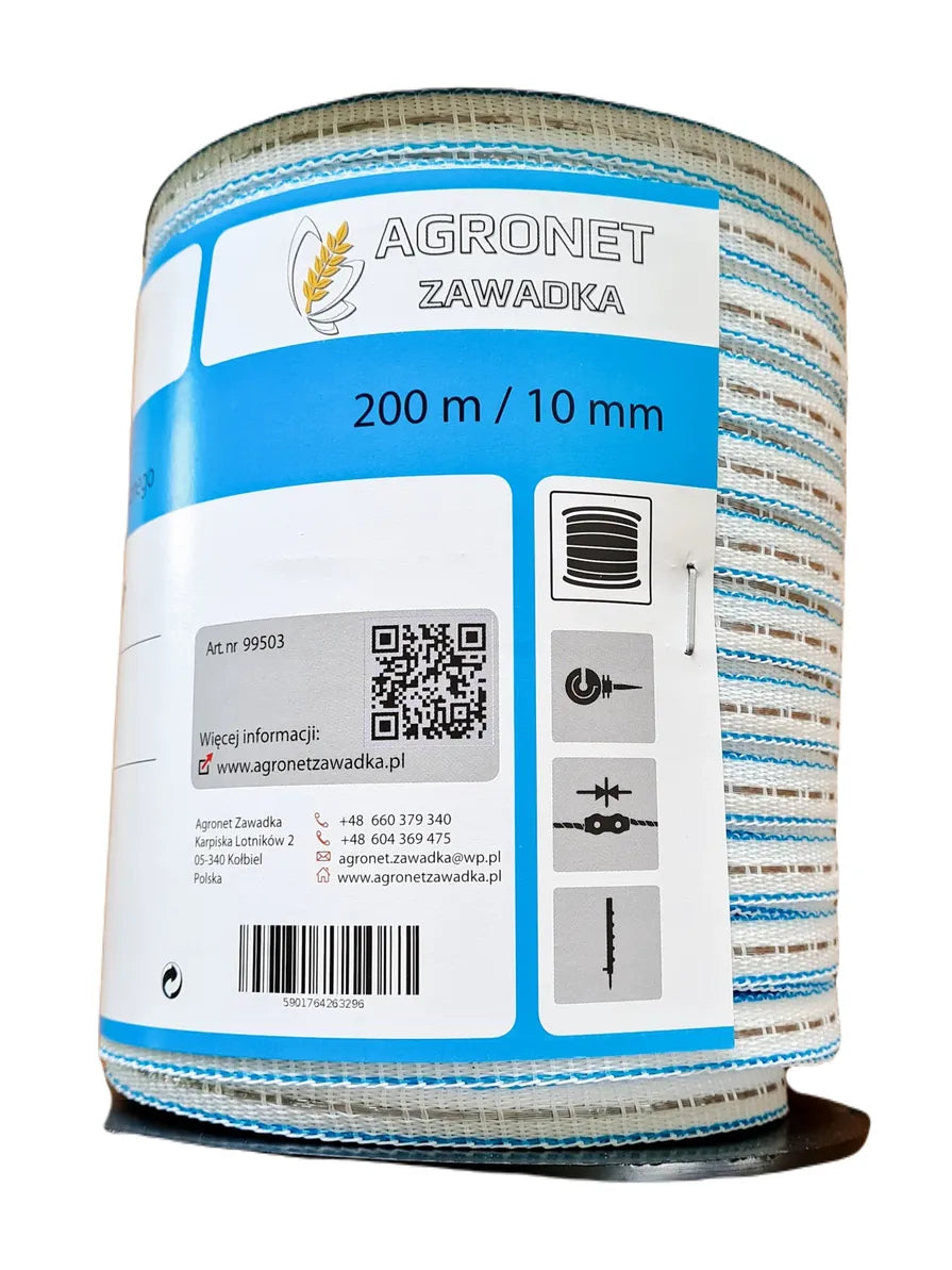 Taśma dla koni Agronet Super T10-W 200 m - Cavalo
