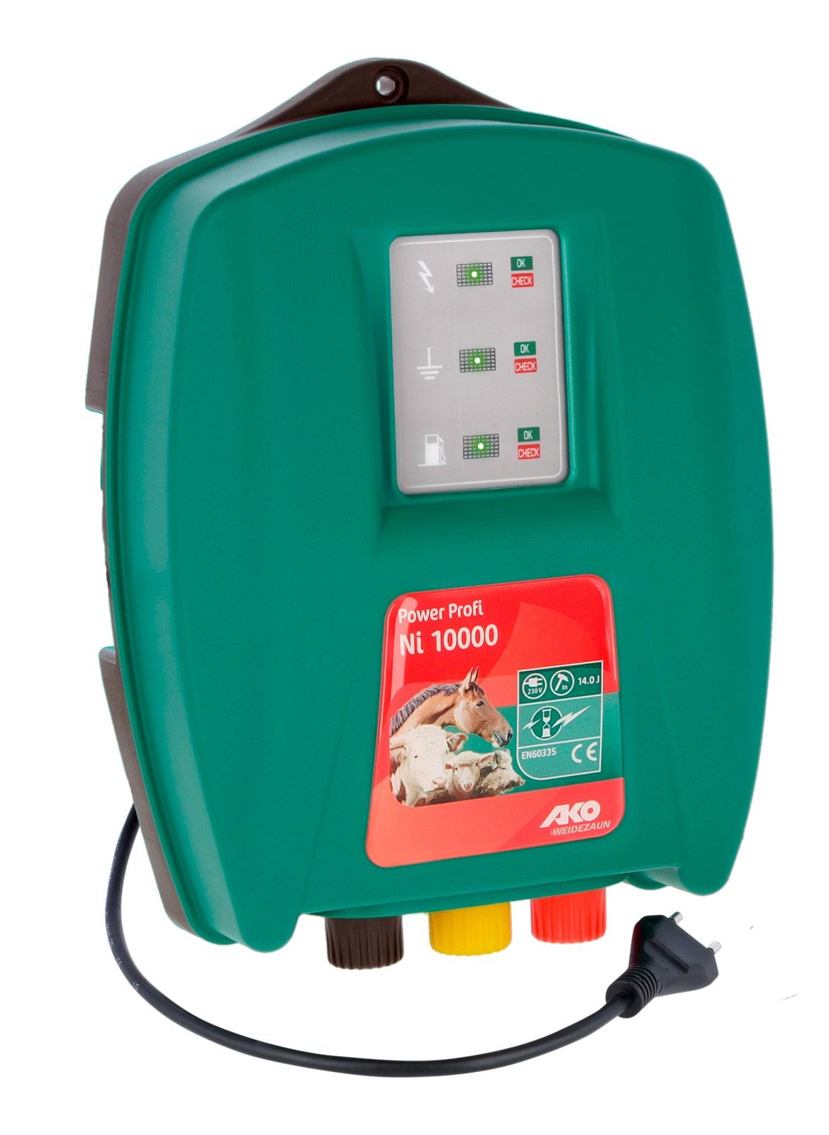 Elektryzator sieciowy Power Profi NI10000, dla dzików, bydła, owiec i kóz, 14 J, AKO - Cavalo