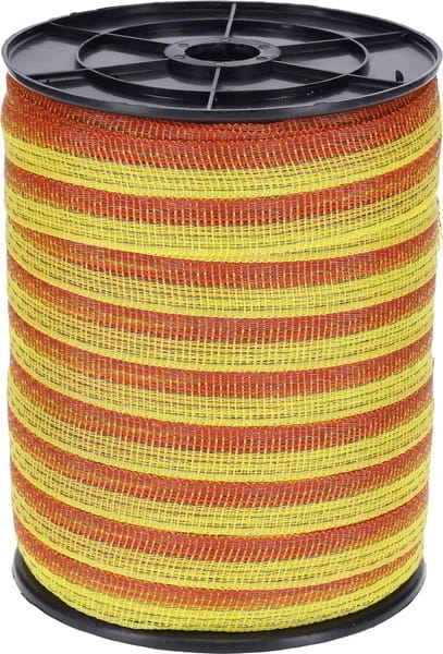 Taśma ogrodzeniowa TOP LINE PLUS Tricond 200 m x 20 mm żółto-pomarańczowa AKO - Cavalo