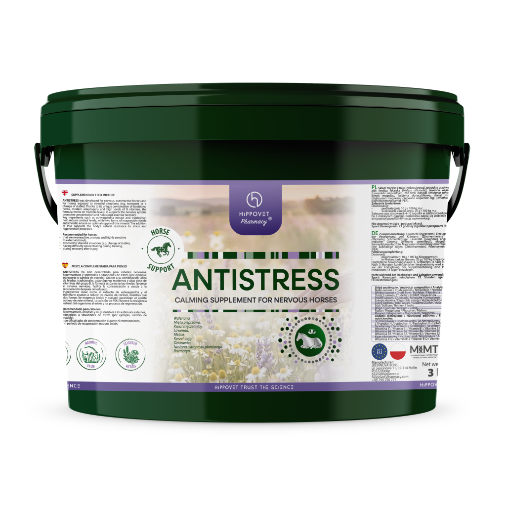 Hippovet Pharmacy ANTISTRESS – wsparcie dla nerwowych koni 3 kg