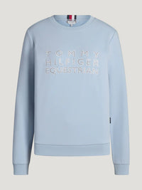 Bluza Tommy Hilfiger Belair Rhinestone Sweet Blue