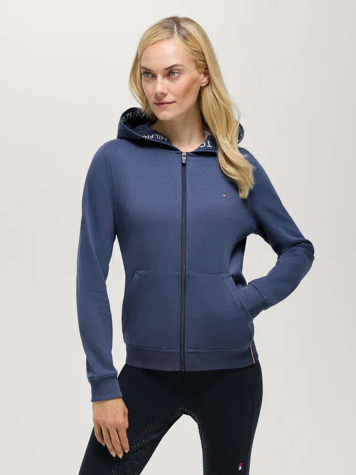 Bluza z Kapturem Tommy Hilfiger Beverly Zipup Faded Indigo