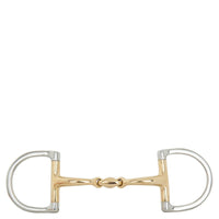 Wędzidło oliwkowe anatomiczne BR podwójmie łamane 16 mm - Cavalo