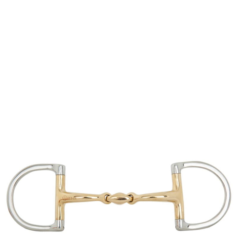 Wędzidło oliwkowe anatomiczne BR podwójmie łamane 16 mm - Cavalo
