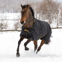 Derka Bucas Irish Turnout 50g High Neck black/gold - Cavalo