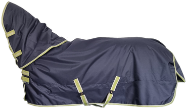 Derka Bucas Oasis Turnout 100 + Neck Grey/lime - Cavalo
