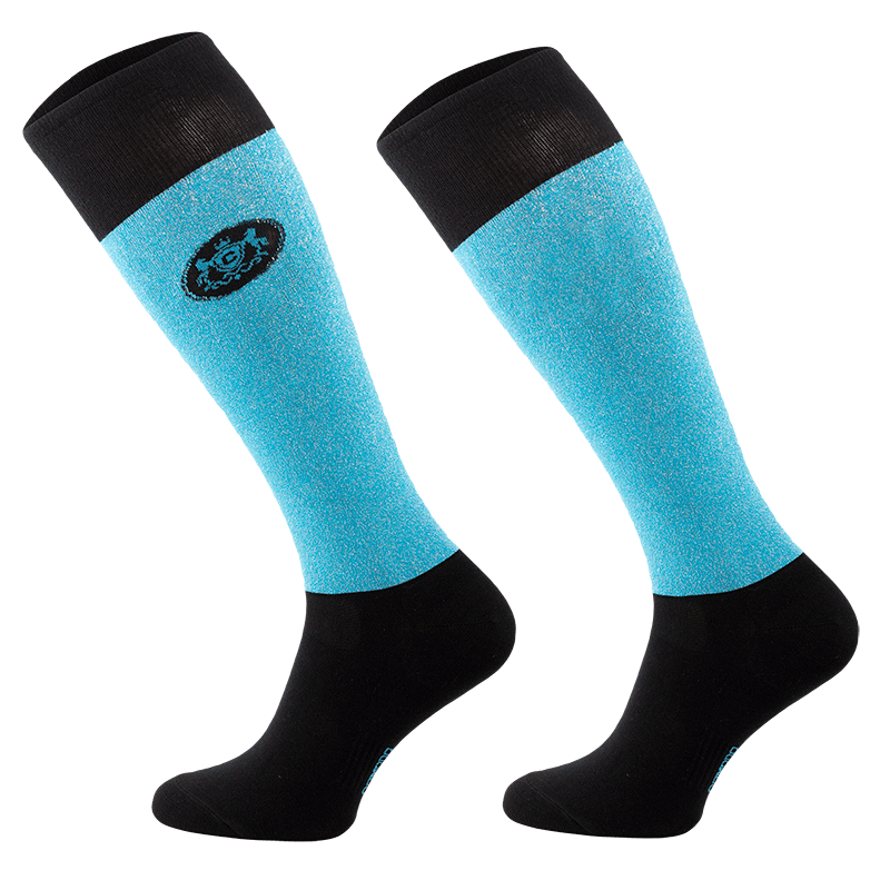 Comodo podkolanówki jeździeckie Glitter Blue - Cavalo