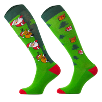 Comodo podkolanówki jeździeckie Green Santa Claus - Cavalo