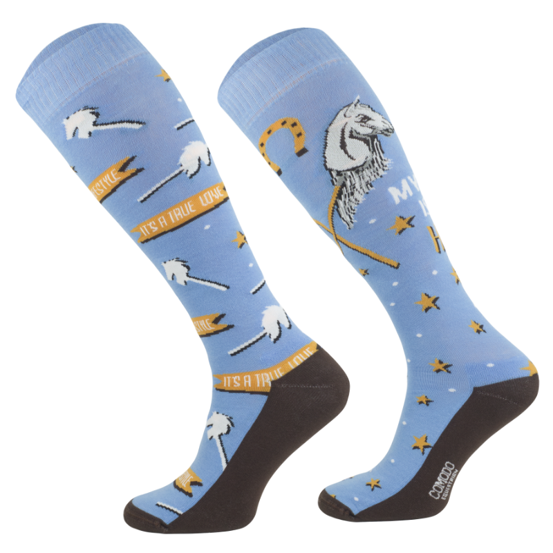 Comodo podkolanówki jeździeckie Hobby Horse Blue - Cavalo