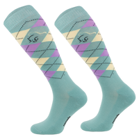Comodo podkolanówki jeździeckie Karo Multicolor - Cavalo