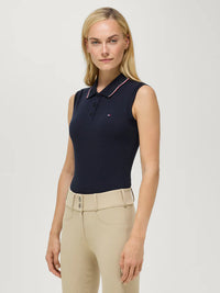 Polo bez Rękawów Tommy Hilfiger Cordova Desert Sky