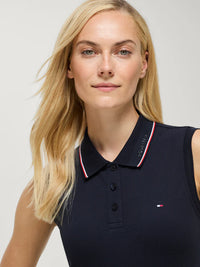 Polo bez Rękawów Tommy Hilfiger Cordova Desert Sky