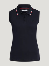 Polo bez Rękawów Tommy Hilfiger Cordova Desert Sky