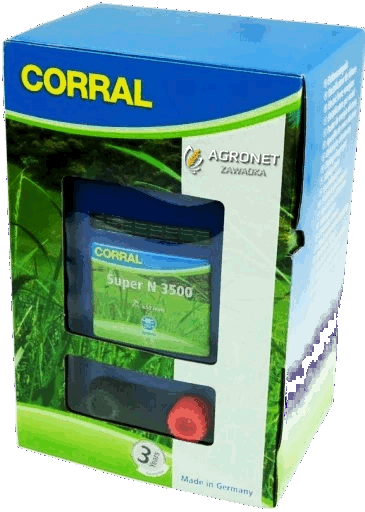Elektryzator sieciowy Corral N 3500, na dziki, dla koni, bydła, owiec i kóz, 5,5 J - Cavalo