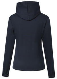 Kurtka z kapturem damska Covalliero S/S 2024 Dark Navy - Cavalo