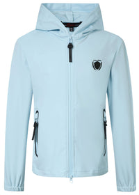 Kurtka z kapturem dziecięca Covalliero S/S 2024 Light Blue - Cavalo