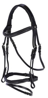 Ogłowie dla konia Classic czarny Covalliero - Cavalo