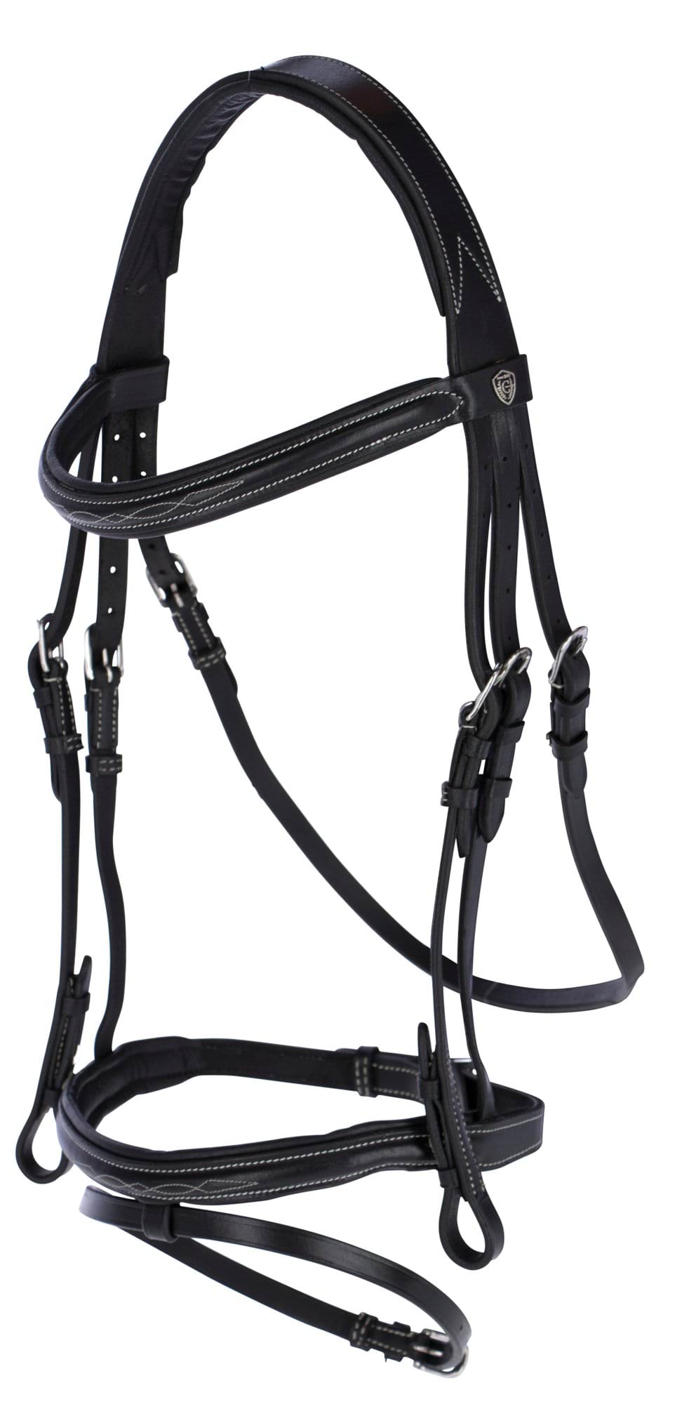 Ogłowie dla konia Classic czarny Covalliero - Cavalo