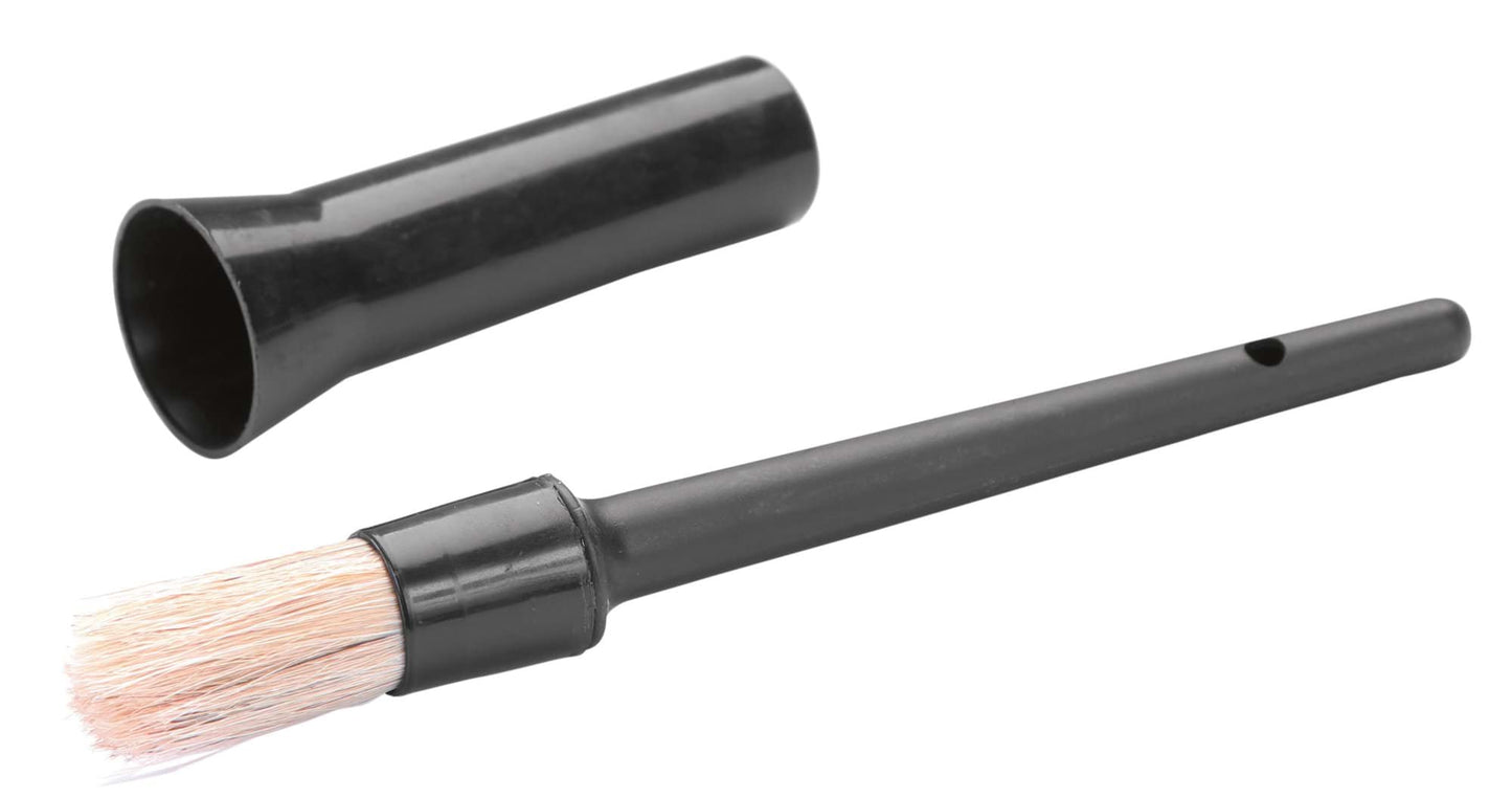 Pędzel do kopyt z zatyczką, czarny, Covalliero - Cavalo