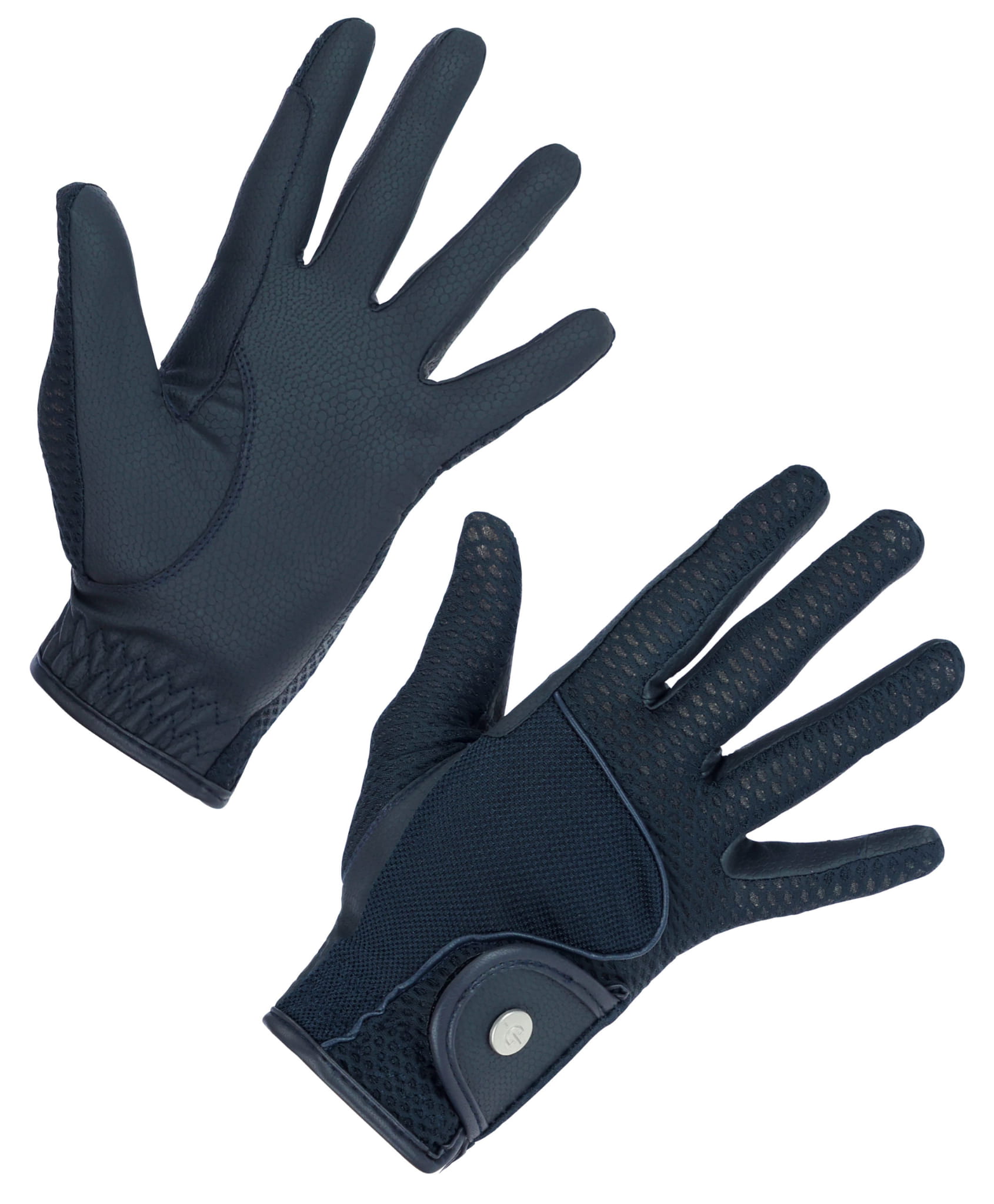 Rękawiczki jeździeckie letnie Covalliero S/S 2024 Dark Navy - Cavalo