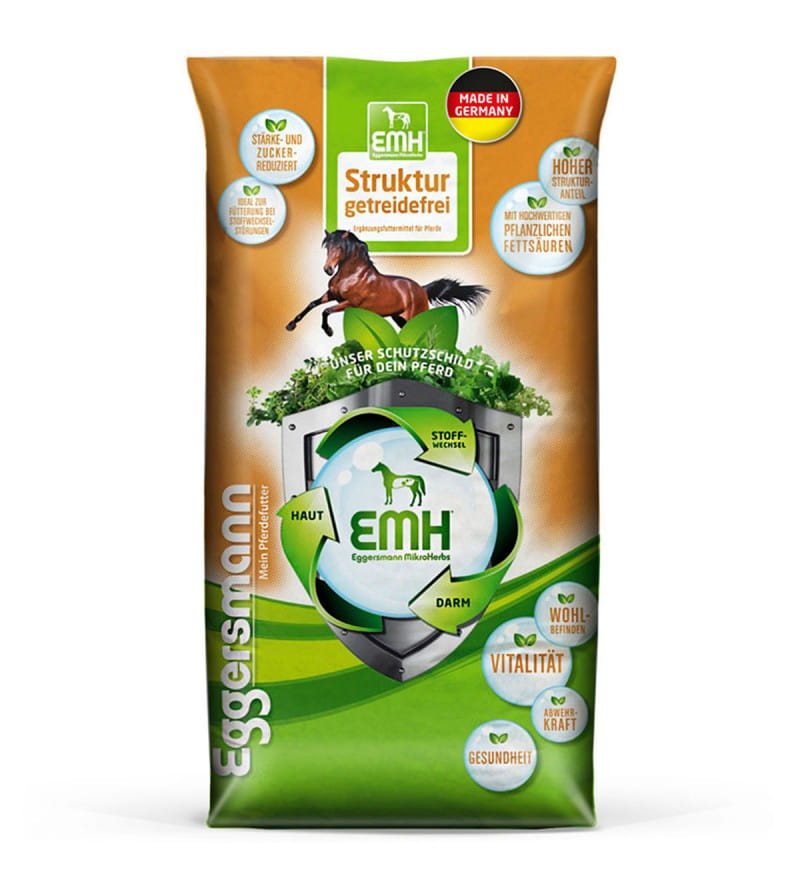 Pasza bezbożowa Eggersmann Struktur Getreidefrei 20kg - Cavalo