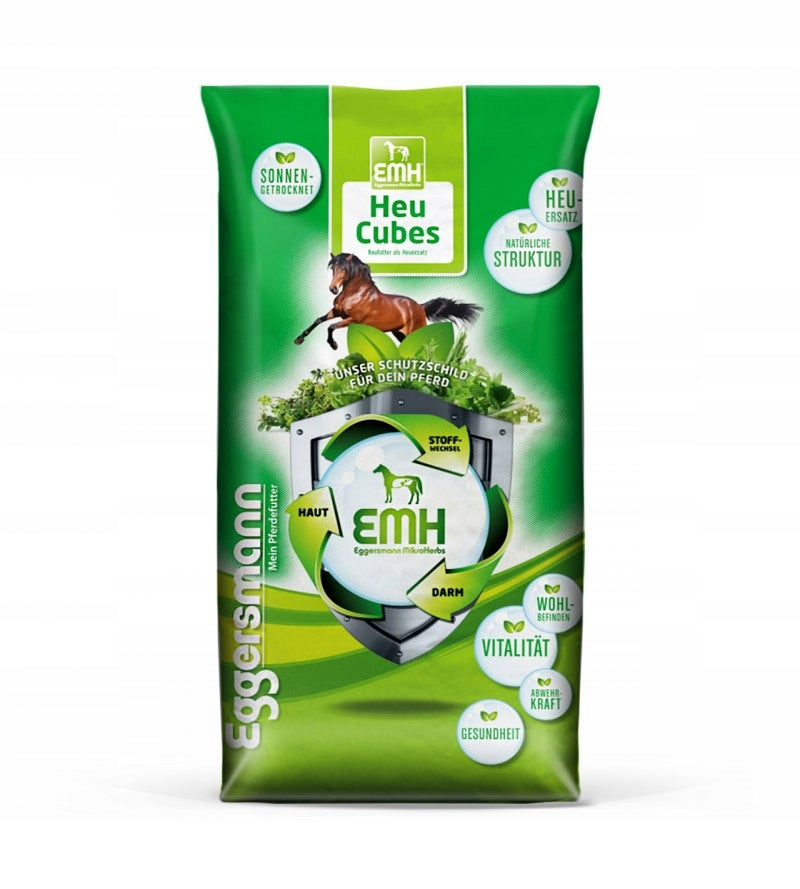 Pasza Eggersmann EMH Heu Cubes- trawokulki 20 kg - Cavalo