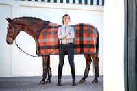 Eskadron Platinum 26 Derka Polarowa Fleece Check Black-Bale-Amber