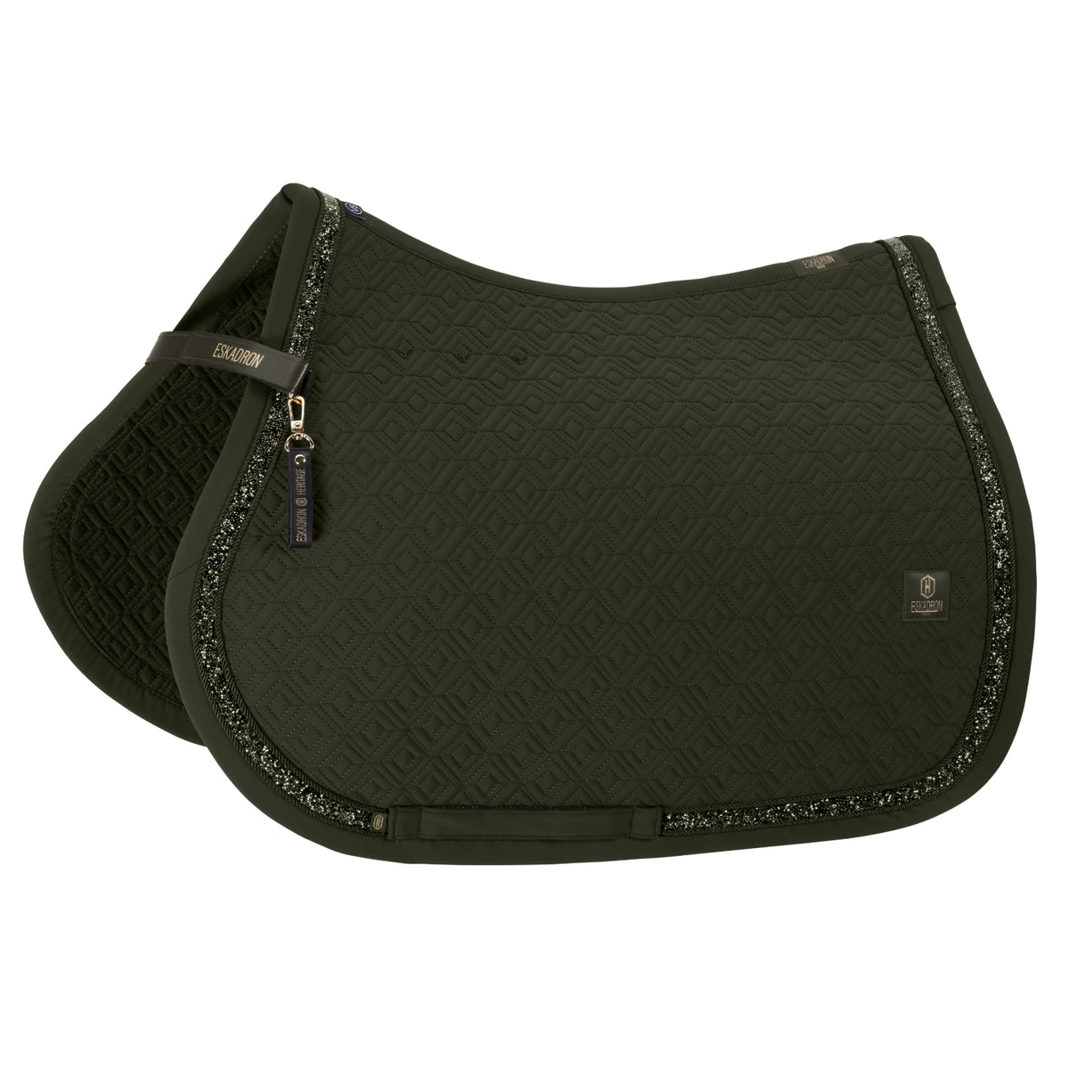 Czaprak Eskadron Heritage 26/27 PRO SOFT JEWEL w kolorze Deep Moss – dodatkowe ujęcie