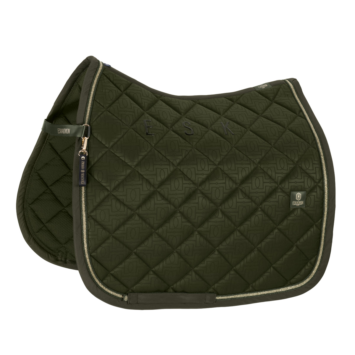 Czaprak Eskadron Heritage 26/27 JACQUARD w kolorze Deep Moss