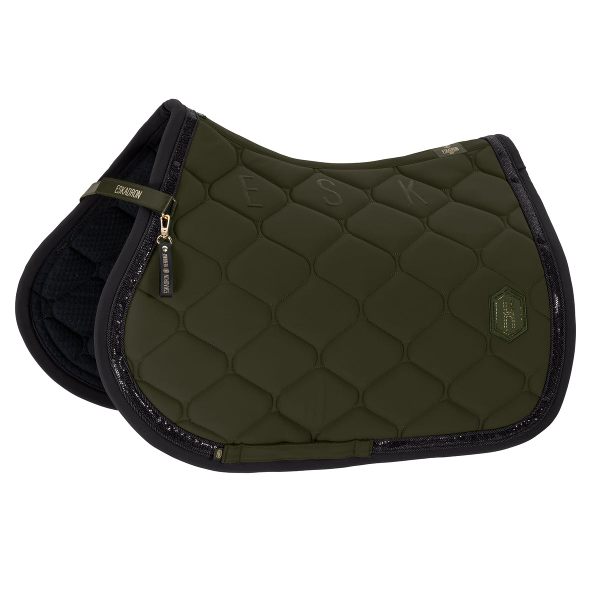 Czaprak Eskadron Heritage 26/27 SOFTSHELL CONTRAST w kolorze Deep Moss – dodatkowe ujęcie