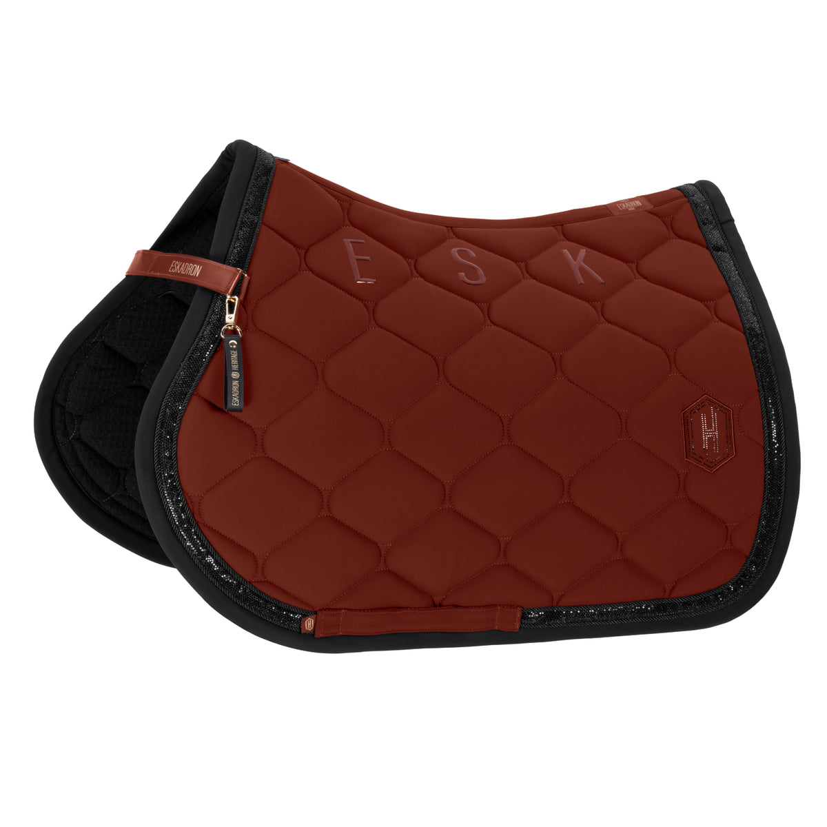 Czaprak Eskadron Heritage 26/27 SOFTSHELL CONTRAST w kolorze Merlot – dodatkowe ujęcie