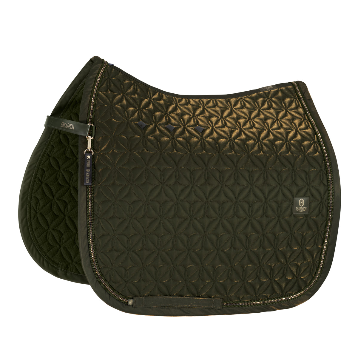 Czaprak Eskadron Heritage 26/27 GLAM CRYSTAL w kolorze Deep Moss