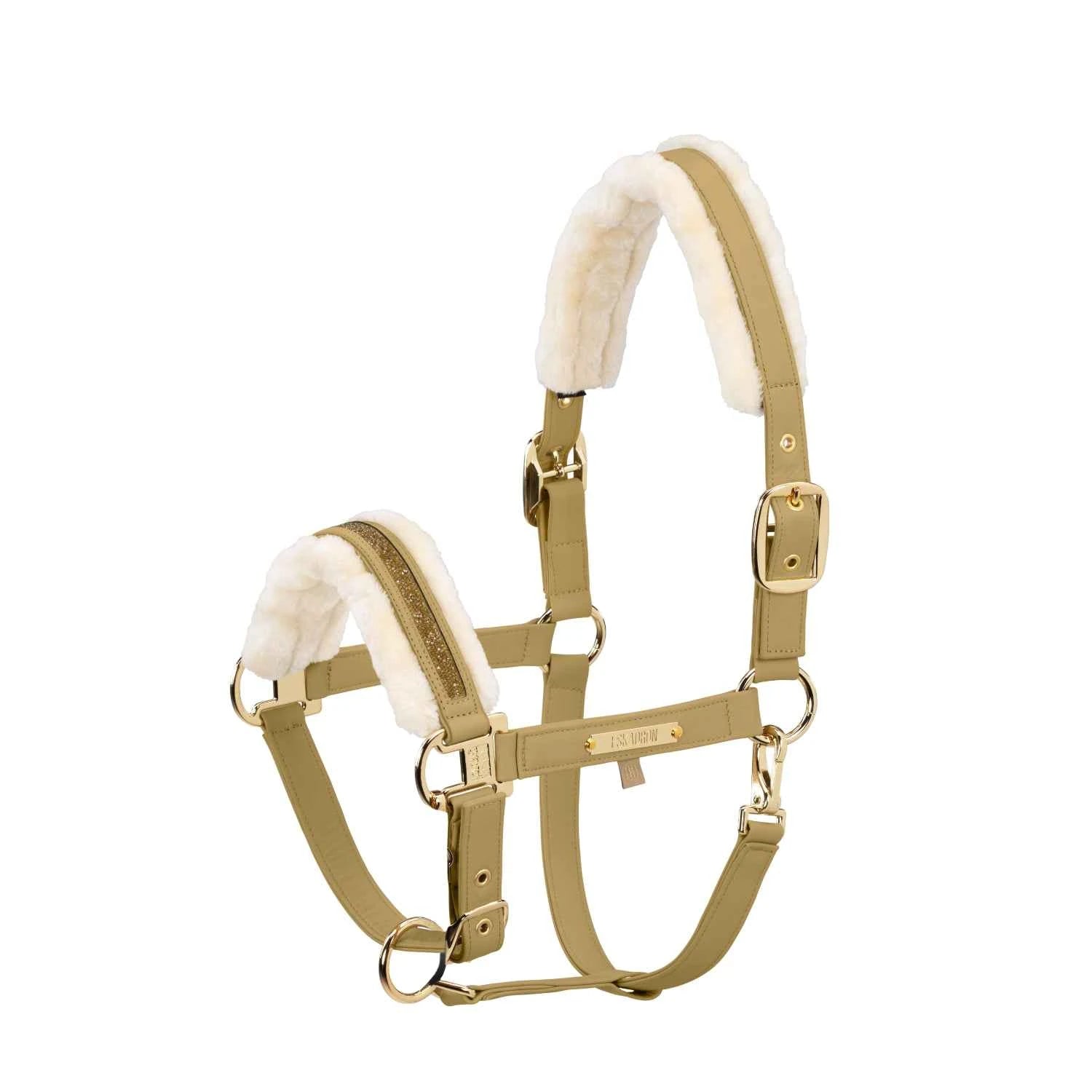 Eskadron Heritage 25/26 kantar FAUX LEATHER JEWEL FF DOUBLE PIN Cardamom