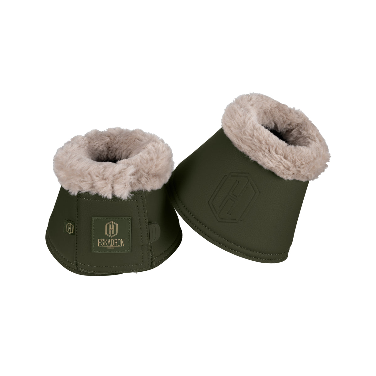 Kaloszki Eskadron Heritage 26/27 FAUX LEATHER FAUX FUR w kolorze Deep Moss
