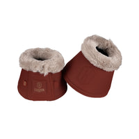 Kaloszki Eskadron Heritage 26/27 FAUX LEATHER FAUX FUR w kolorze Merlot