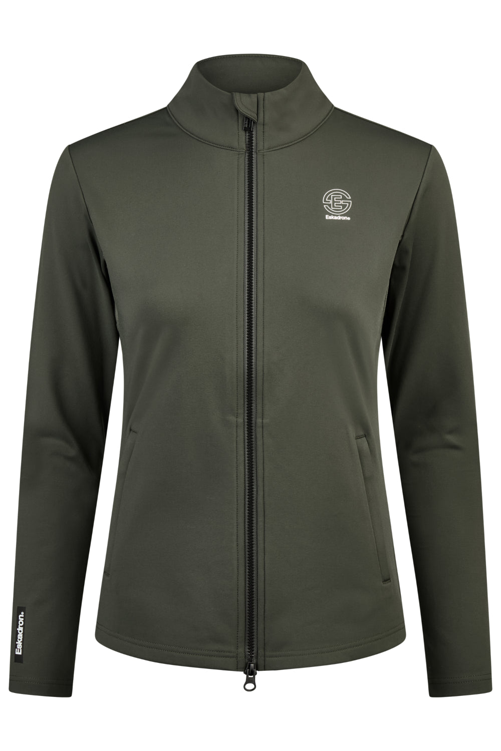 Eskadron DYNAMIC 25 A/W bluza Zip-Shirt Tech-Jersey Deep Green