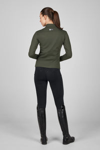 Eskadron DYNAMIC 25 A/W bluza Zip-Shirt Tech-Jersey Deep Green